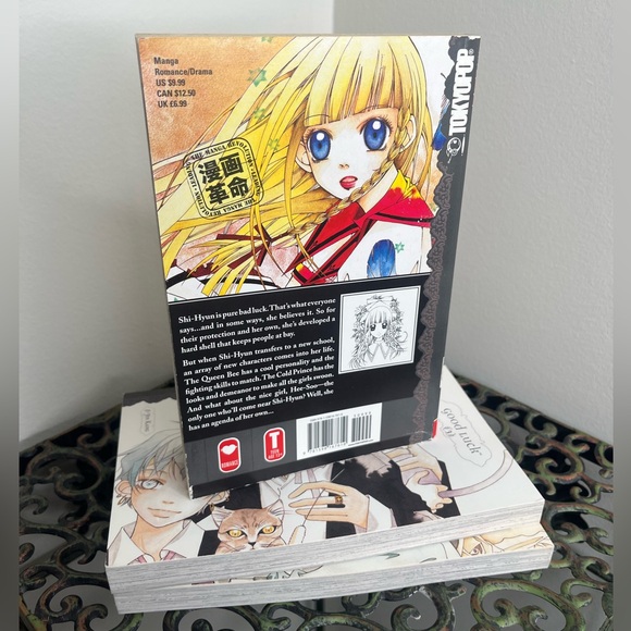 TOKYOPOP Good Luck by E-Jin Kang Volume 1 2 & 3 Manga Graphic Novel - Picture 2 of 6